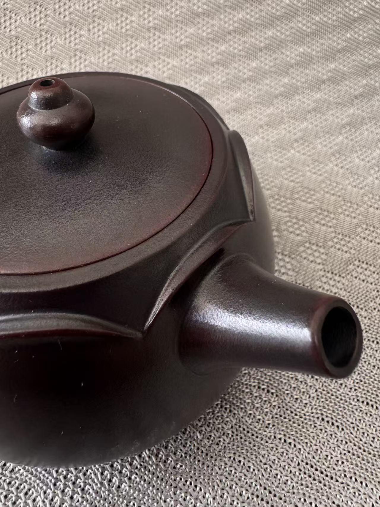 零元拍：原矿紫砂莲花井栏茶壶（220CC左右）