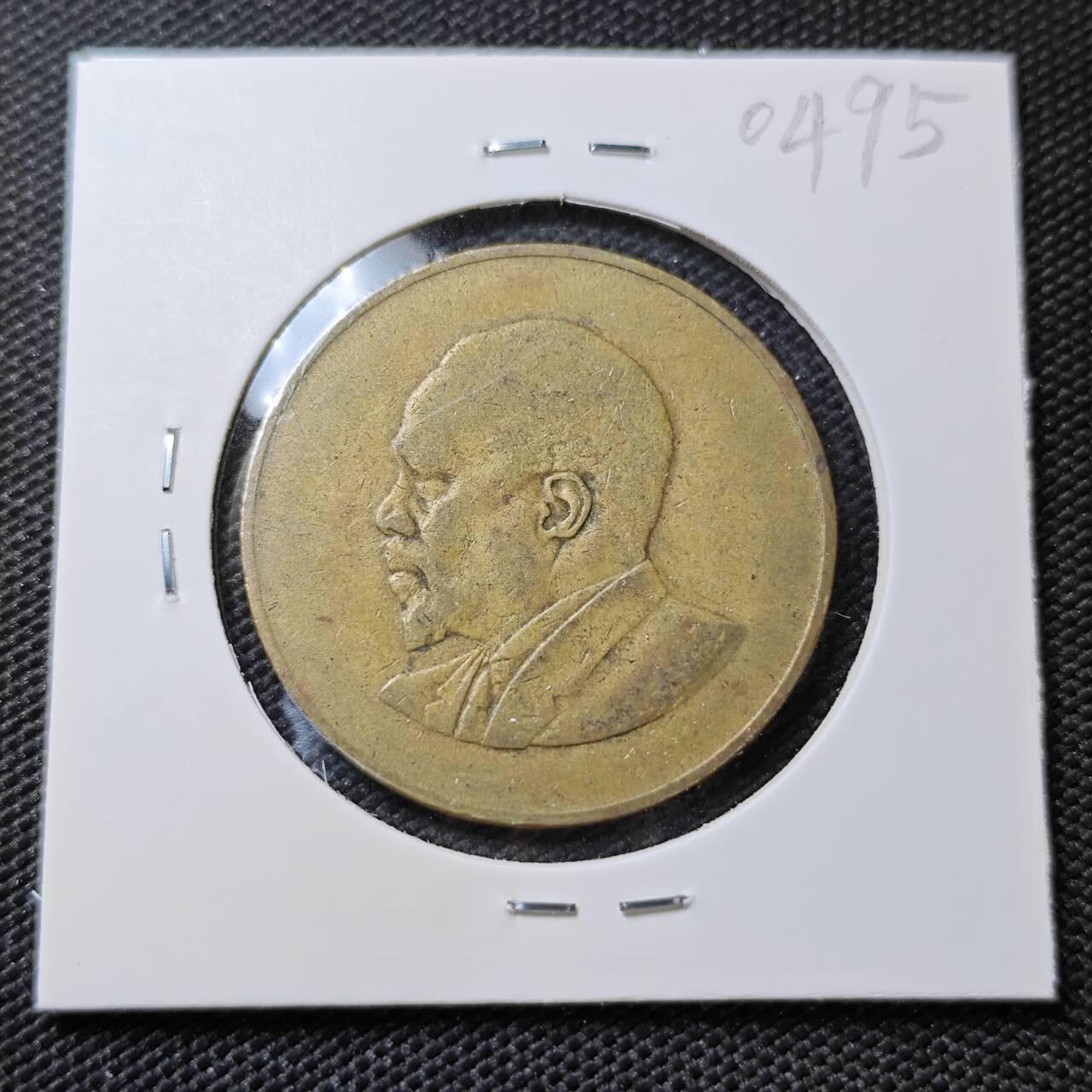 KK钱币收藏小铺   第404期 2月预留时间 周末发货  1966肯尼亚10分