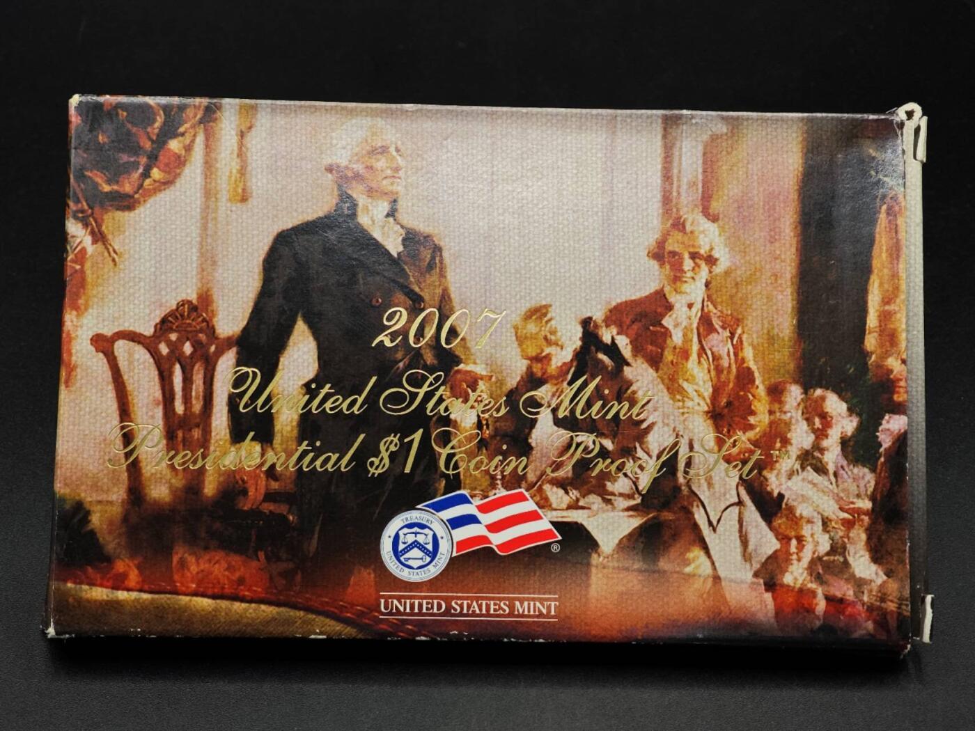 【淘币小摊】实时拍第八百七十九拍   银币套币场    每周一统一发货 美国2007年总统精制纪念币