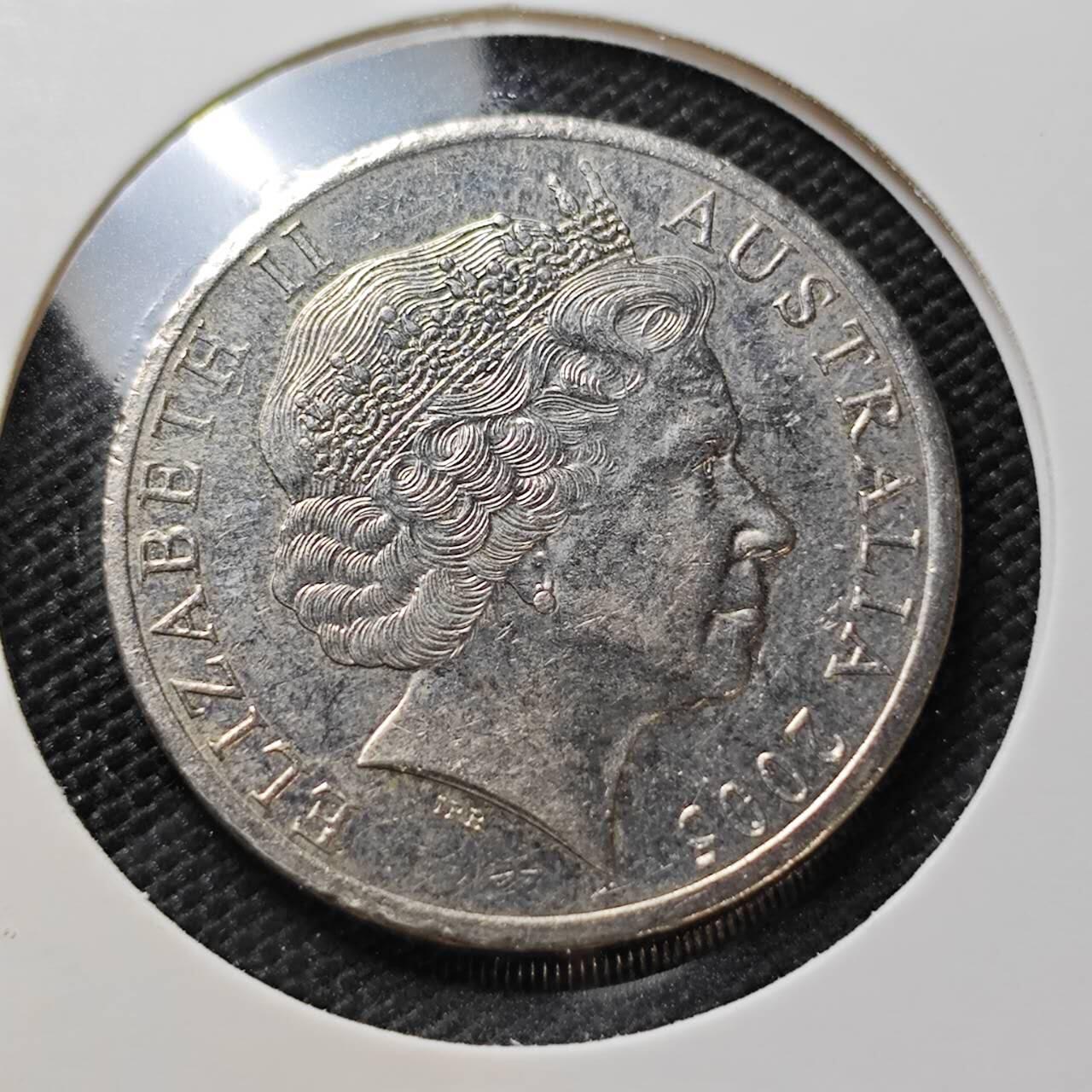 KK钱币收藏小铺   第404期 2月预留时间 周末发货  澳大利亚20分纪念币