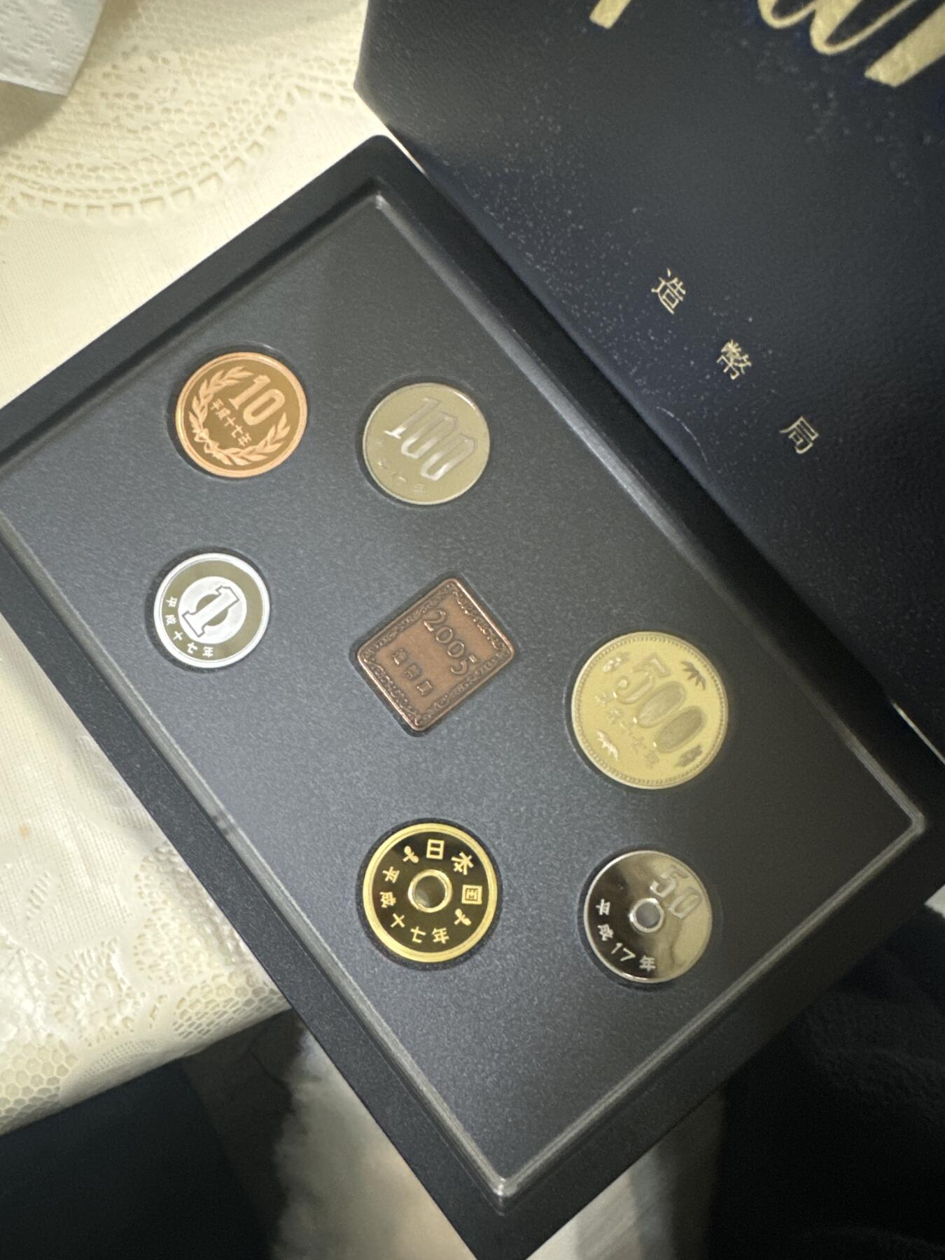 日本各大系列银币 日本大藏省造币局 proof精制套币 2005