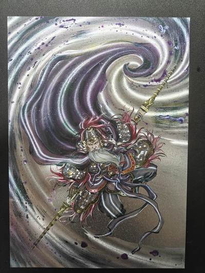 天玑星卡拍第177期《3.9周一截拍》持续收拍收评中 满赠卡需备注 - 百里卡牌 港漫水浒 A4 粗闪大卡 双鞭呼延灼 391/396 直角卡难免瑕疵介意勿拍