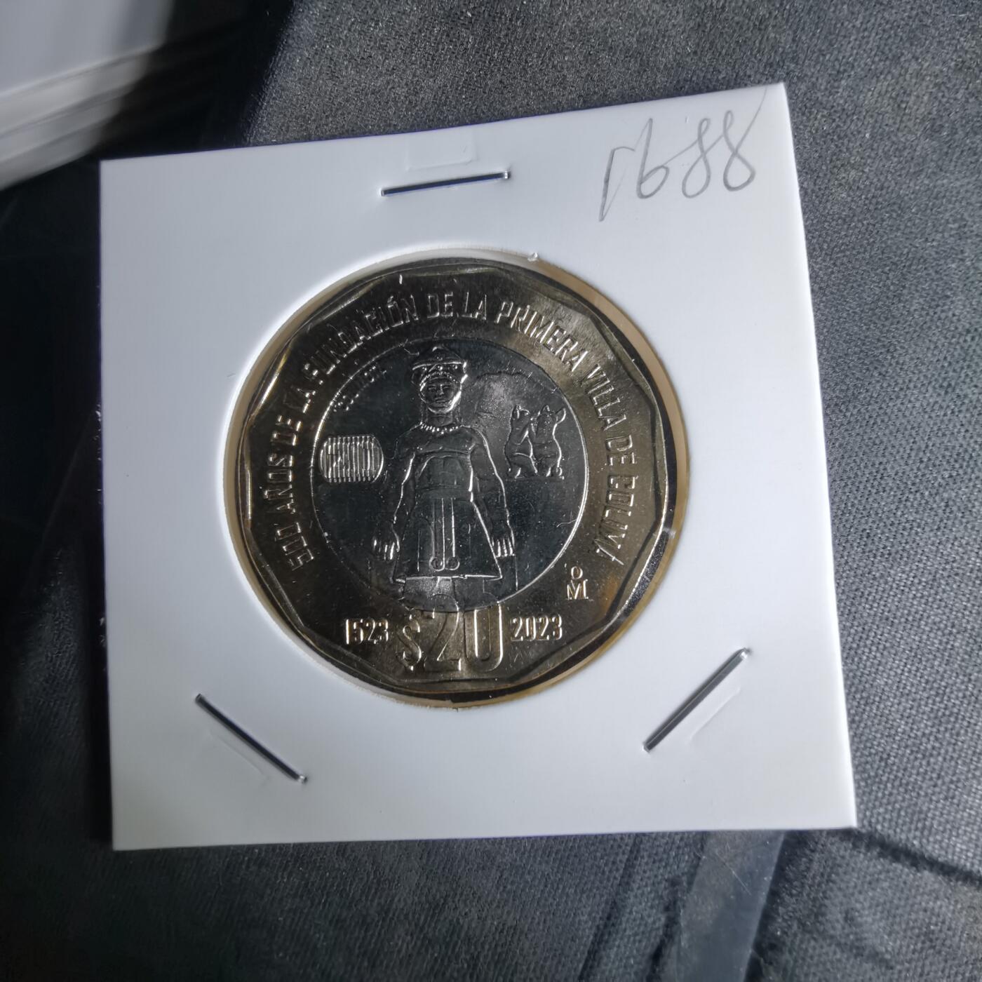 沼泽如烟--第1016场 墨西哥2023年20比索纪念币