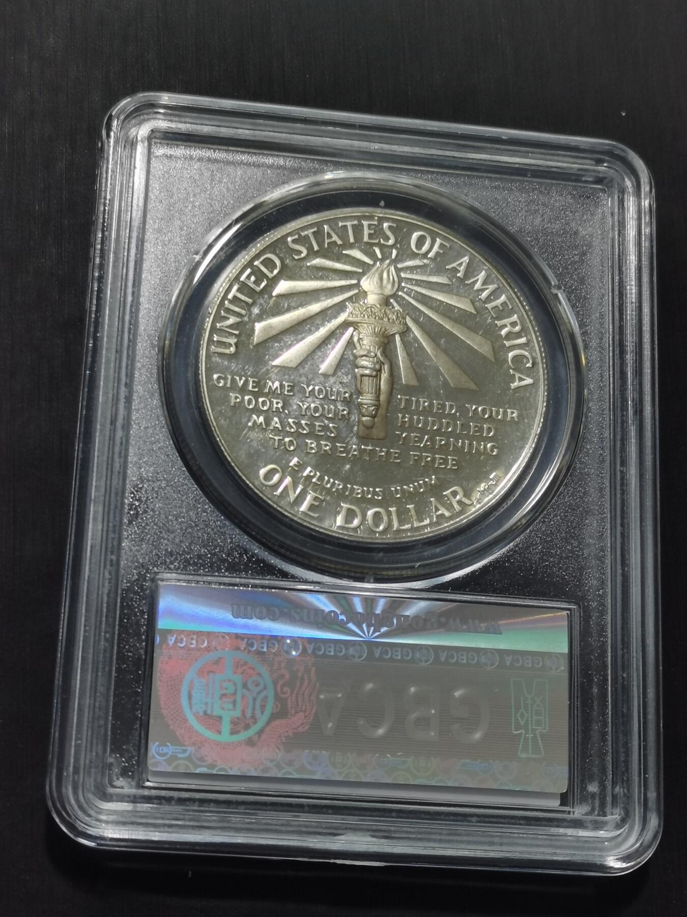 天下钱庄专场欢迎参拍 美国自由女神像一美元银币