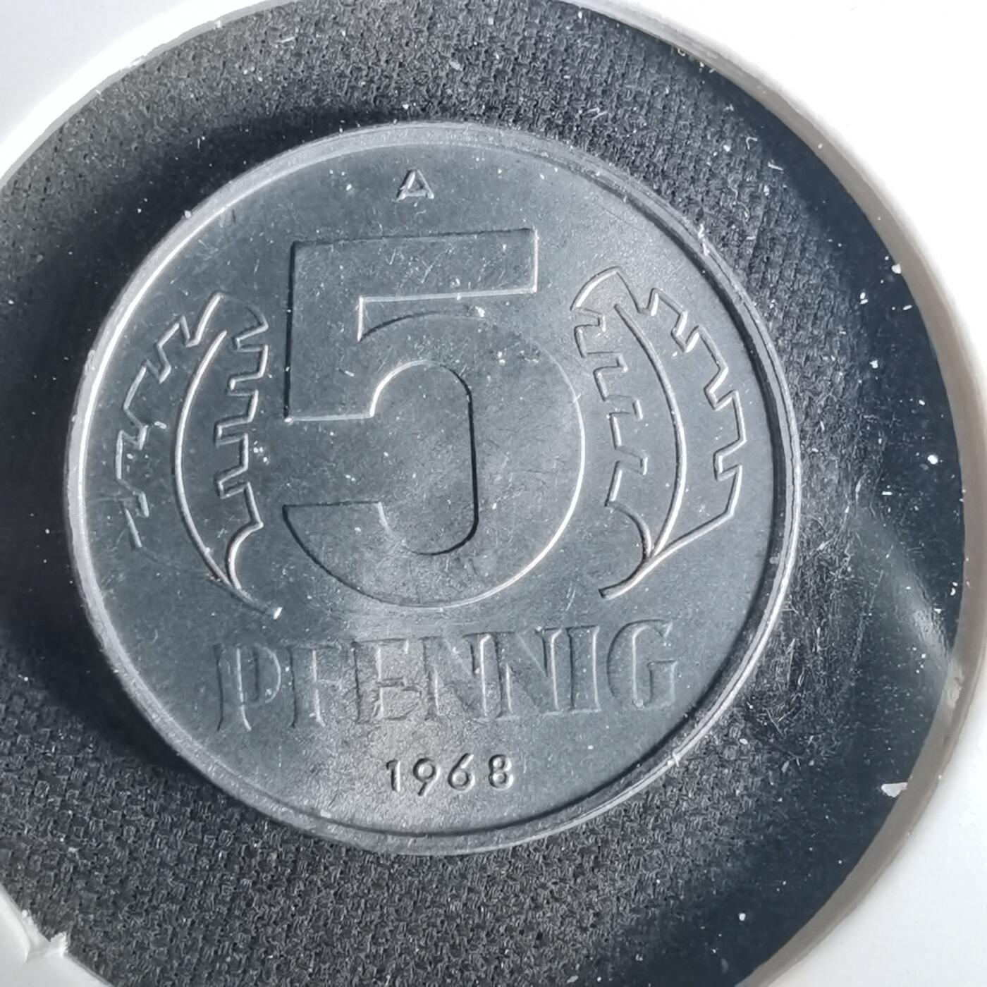 沼泽如烟--第1015场 东德1968年5芬尼