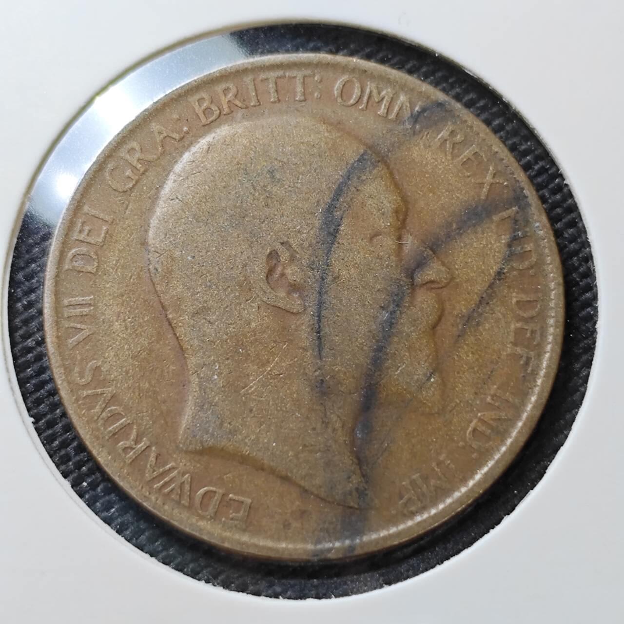 KK钱币收藏小铺   第404期 2月预留时间 周末发货  英国1便士铜币