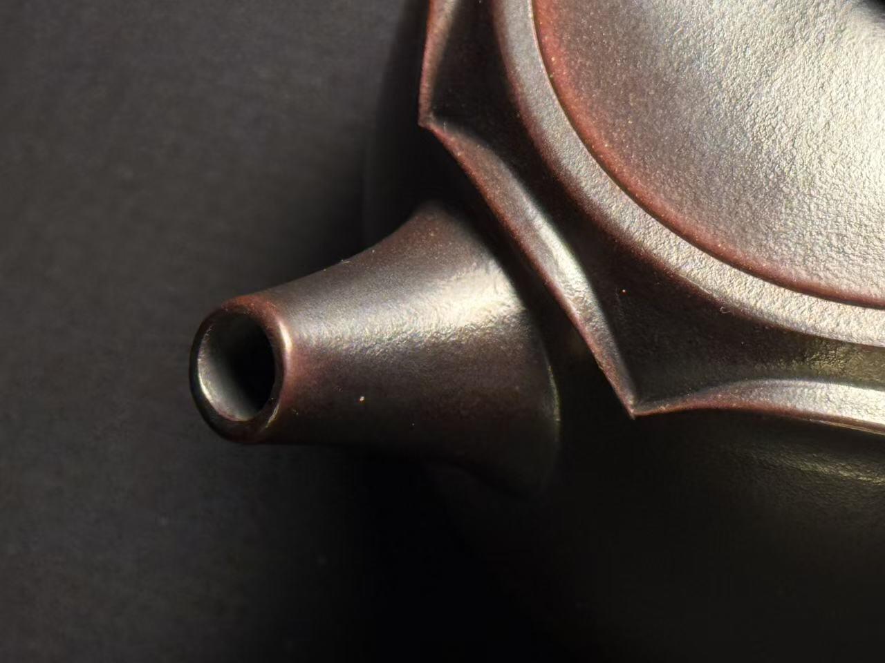 零元拍：原矿紫砂莲花井栏茶壶（220CC左右）