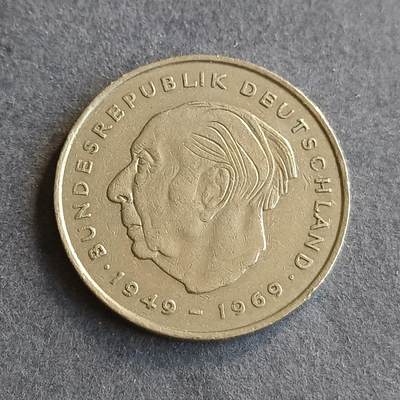 【游宝拍卖】丙午马年第9期 - 德国1973年2马克纪念币