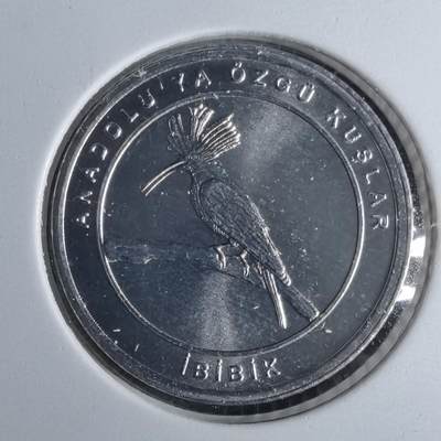 沼泽如烟--第1016场 - 土耳其2020年1库鲁小鸟系列纪念币