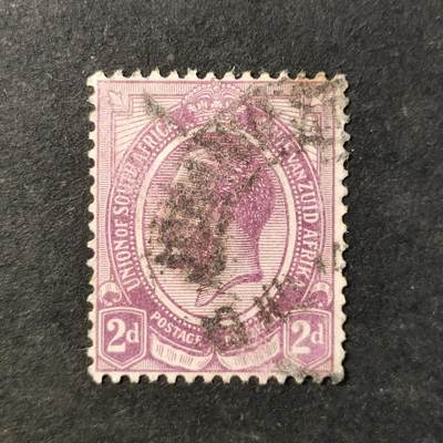 ↓君缘收藏757期☞钱币邮品↓无佣金、可寄存、满30元包邮  - 英属南非联邦邮票，1913年乔治五世国王邮票