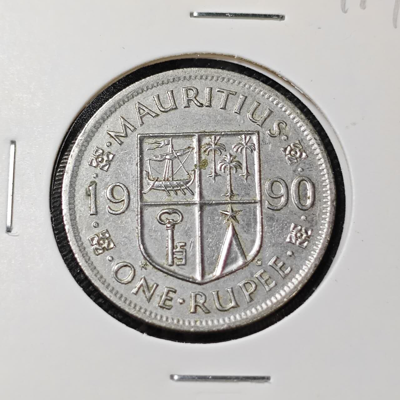 KK钱币收藏小铺   第404期 2月预留时间 周末发货  塞浦路斯1卢比