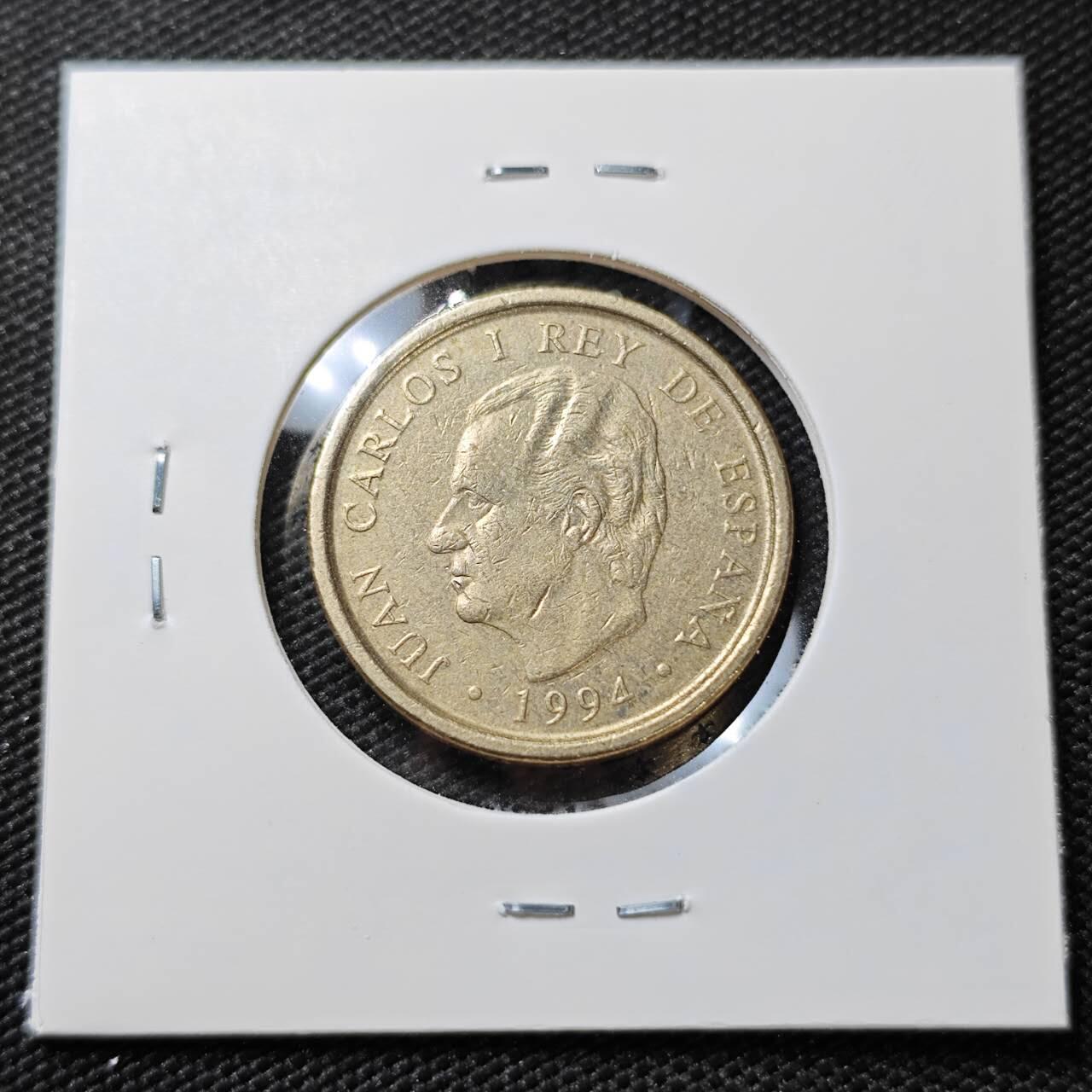 KK钱币收藏小铺   第404期 2月预留时间 周末发货  西班牙100比塞塔纪念币