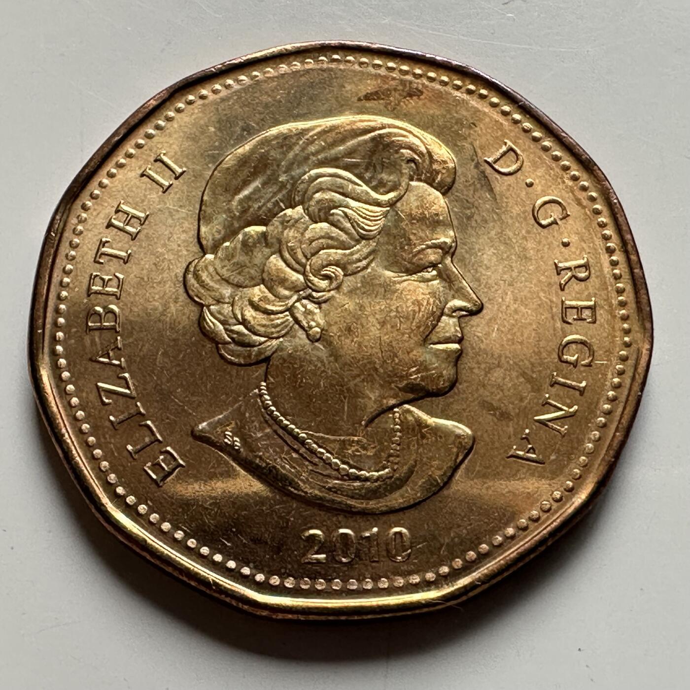 🌹外币初藏🌹🐯2026年第26场  各国纪念币专场 每周二四六晚8️⃣点 接代拍  加拿大 2010年 温哥华冬奥会会标 1元纪念币