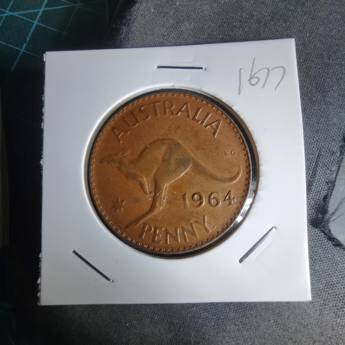 沼泽如烟--第1016场 澳大利亚1964年1便士