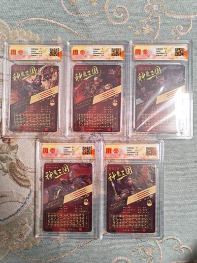 天玑星卡拍第177期《3.9周一截拍》持续收拍收评中 满赠卡需备注 百里卡牌 神魔三国 魏武扬鞭 苍之飞鸿 五子良将 光刻 五张 CCG