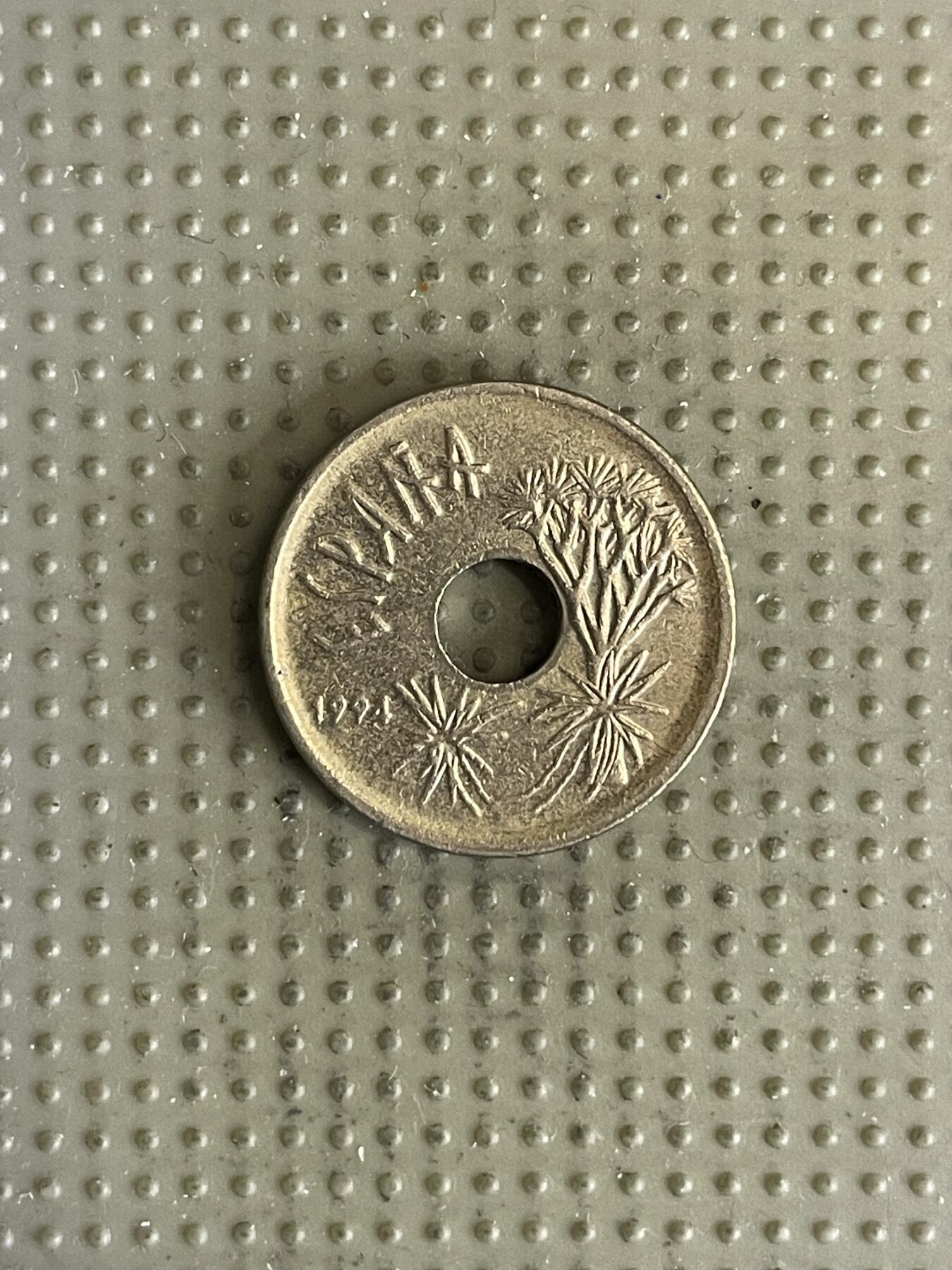 2026年第30场各国散币拍卖（总第180场） 西班牙1994年加那利群岛25比赛塔纪念币