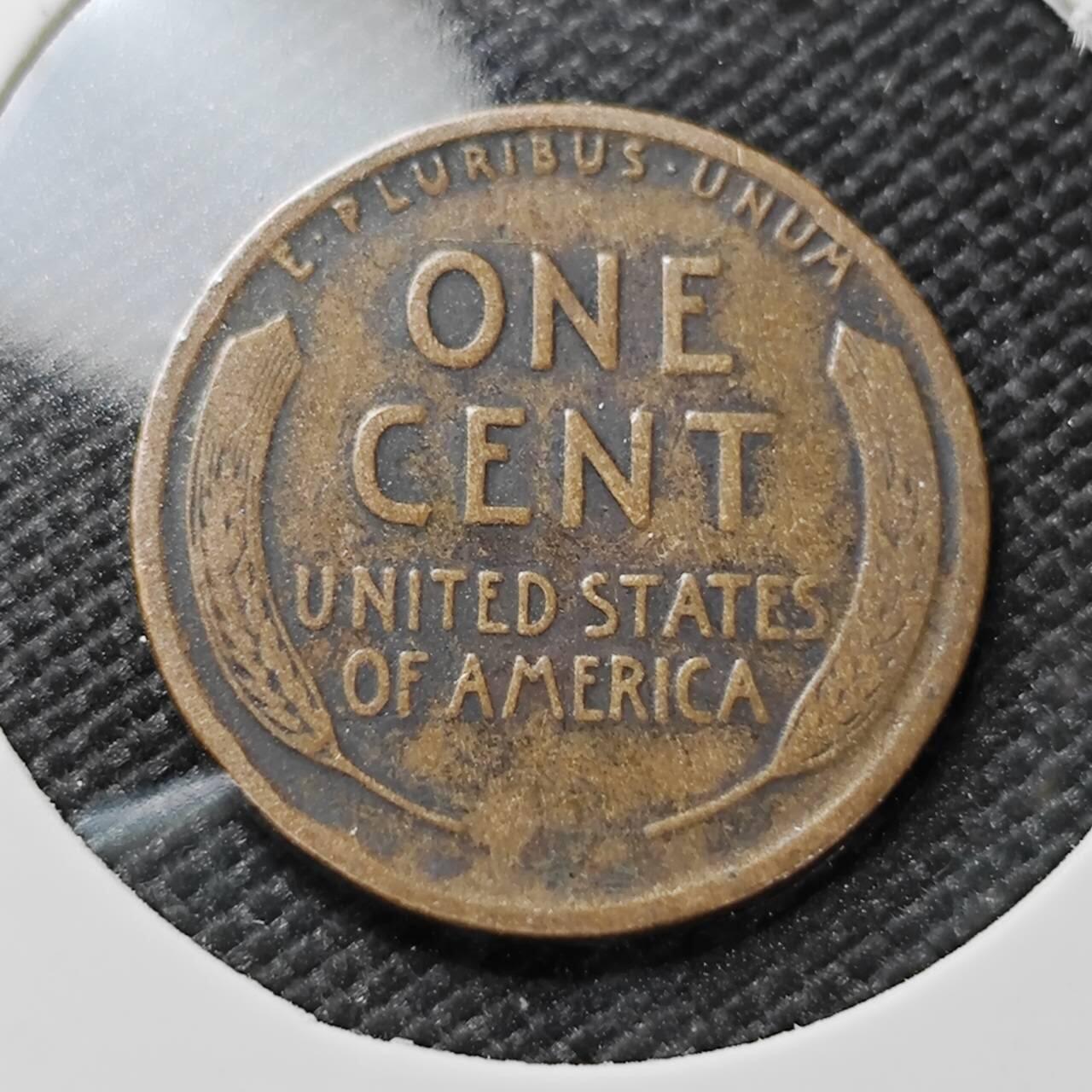 KK钱币收藏小铺   第404期 2月预留时间 周末发货  1915美国麦穗一分 D版