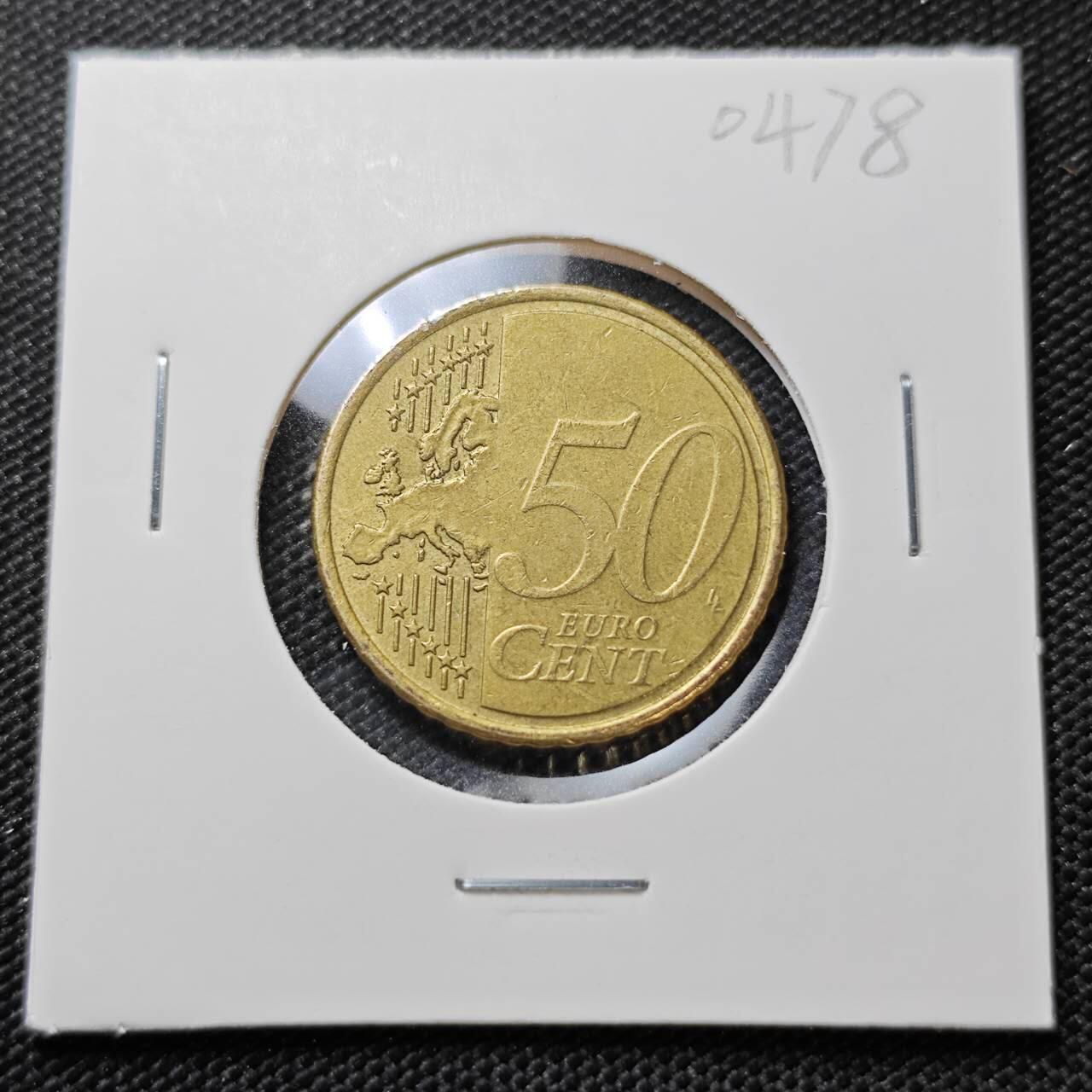 KK钱币收藏小铺   第404期 2月预留时间 周末发货  塞浦路斯50欧分