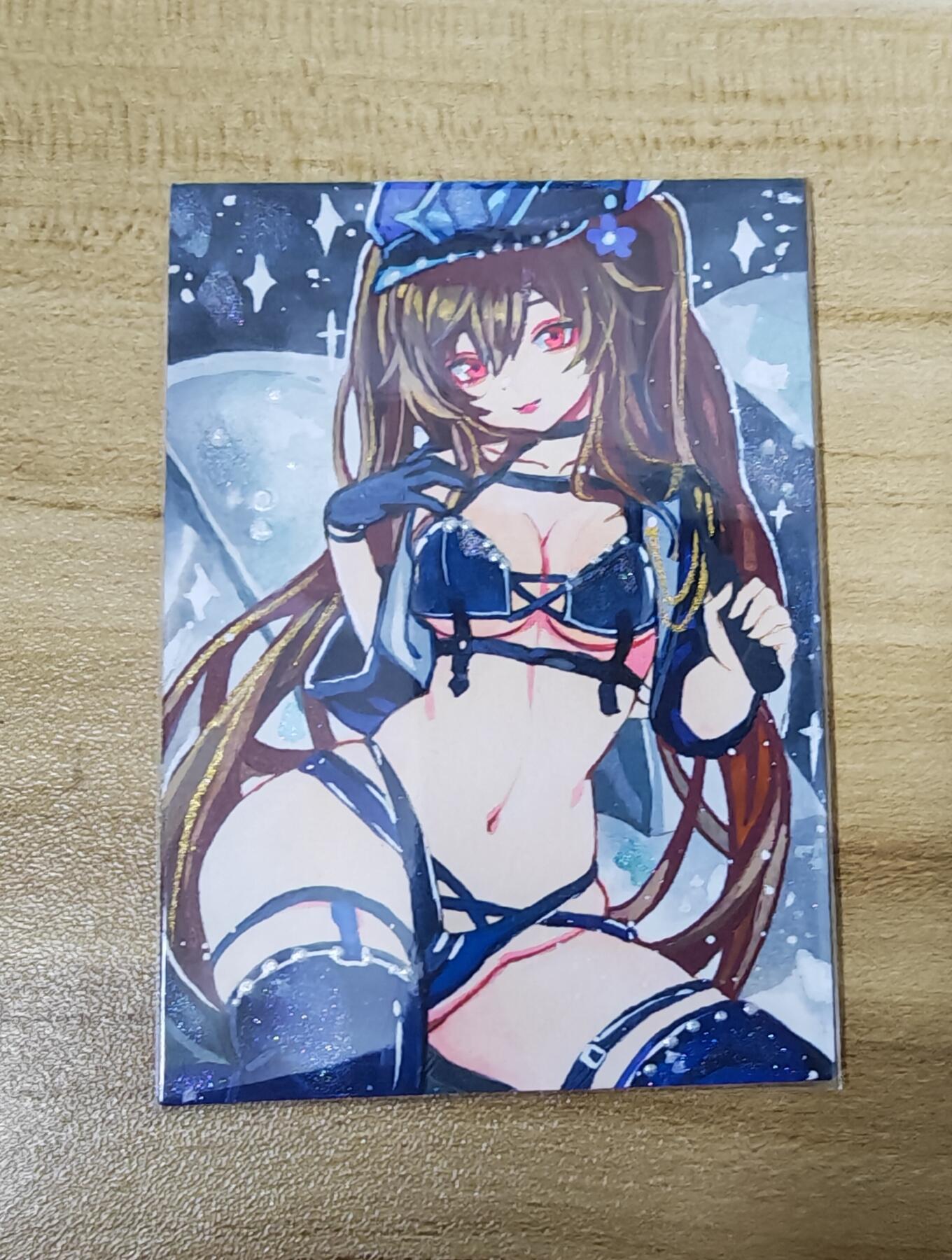 新人福利第一场（限时免佣寄、拍！！支持卡牌、盲盒各类潮玩） 手绘小魔女