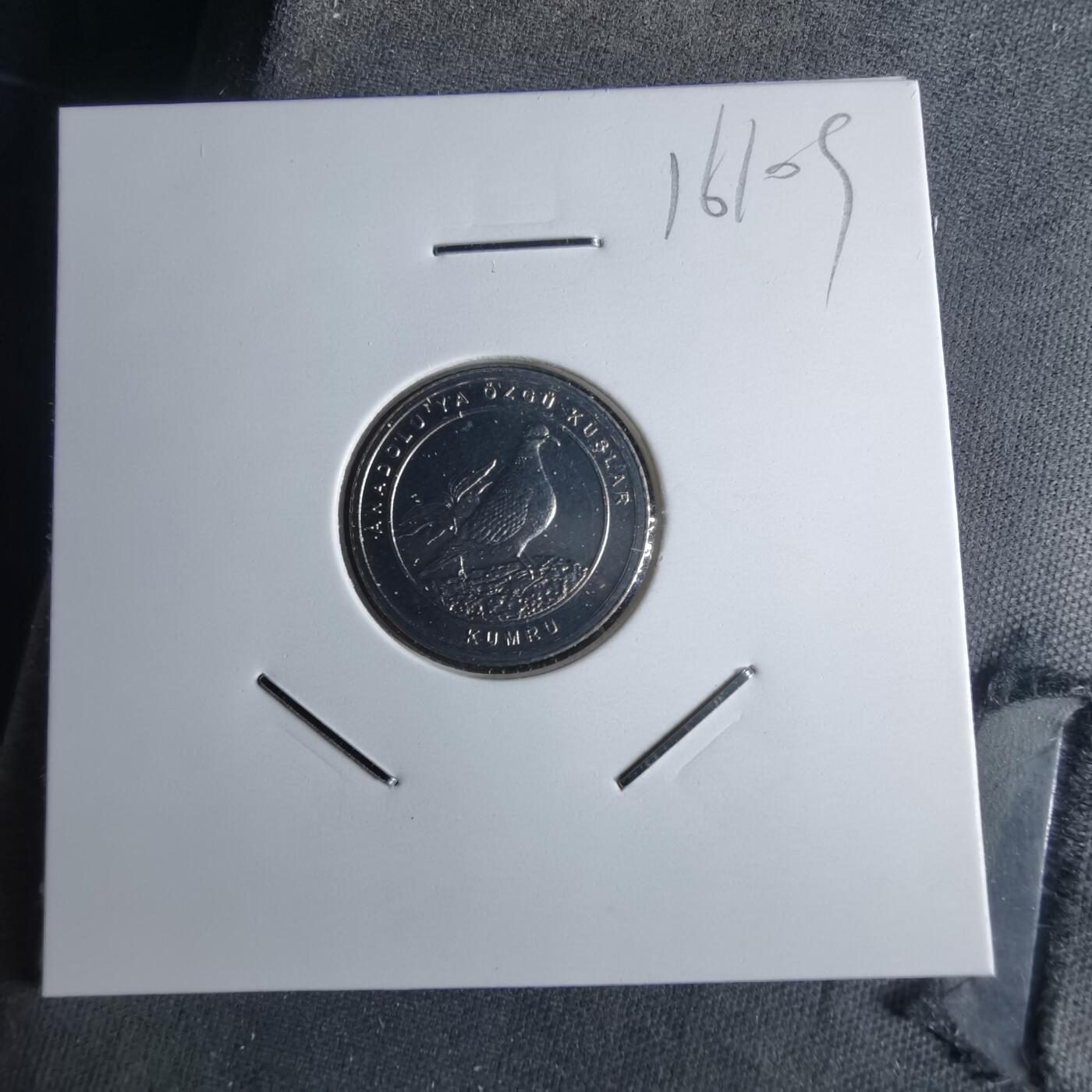 沼泽如烟--第1016场 土耳其2020年1库鲁小鸟系列纪念币