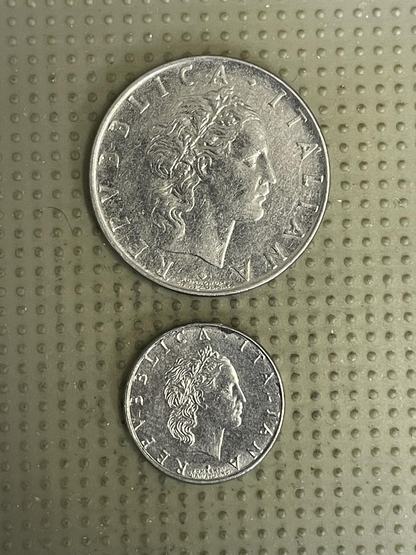 2026年第30场各国散币拍卖（总第180场） 意大利50里拉大小版2枚