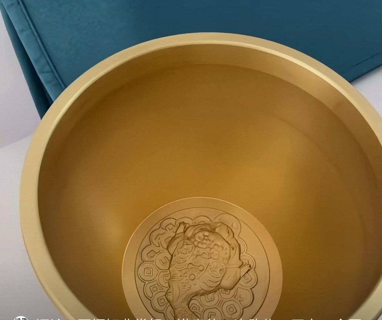 全铜招财百福缸