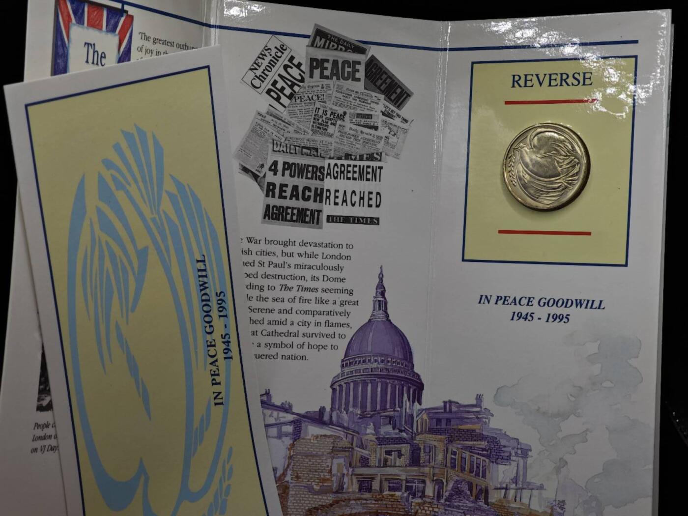  【淘币小摊】限时拍第八百七十八拍   克朗币邮币封场    每周一统一发货 英国1995年2镑卡册