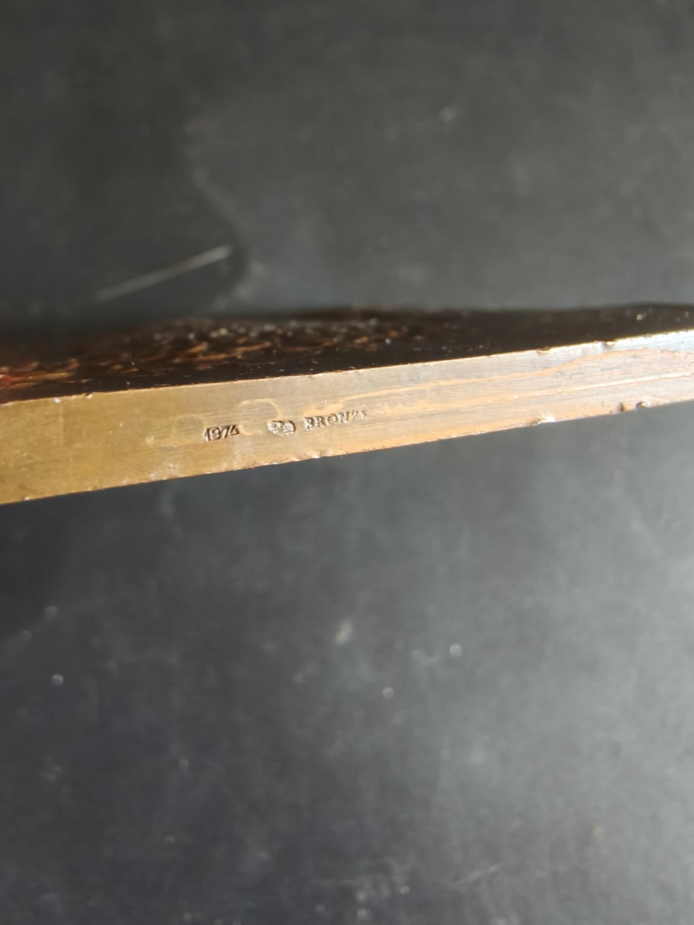 老王徽章第186期 法国金婚方形大铜章    大尺寸版     实发    尺寸80×57mm    重量206.8g