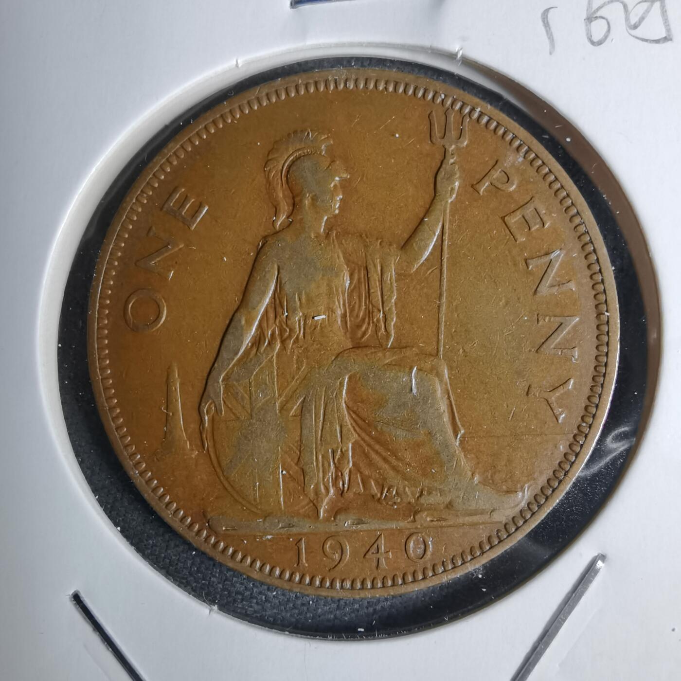 沼泽如烟--第1016场 英国1940年1便士