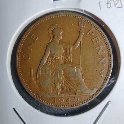 沼泽如烟--第1016场 - 英国1940年1便士