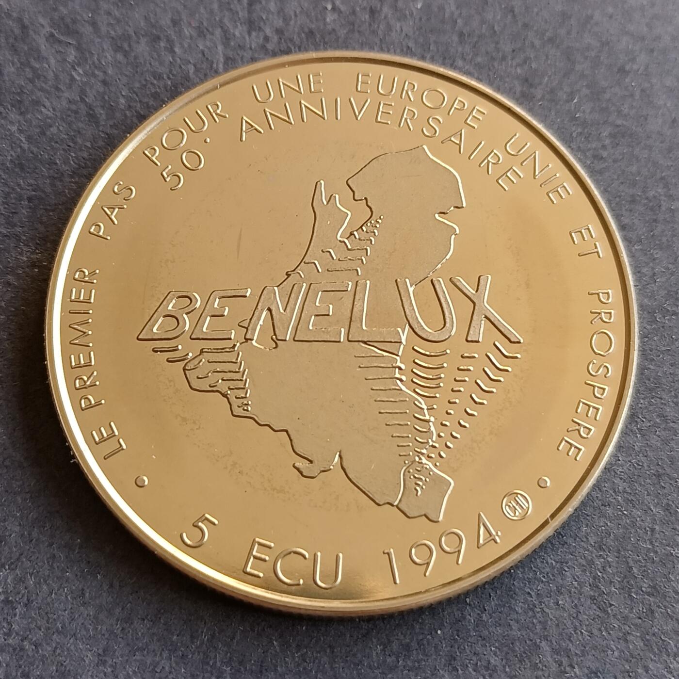 【游宝拍卖】丙午马年第9期 卢森堡1994年5ECU 夏洛特公爵纪念币