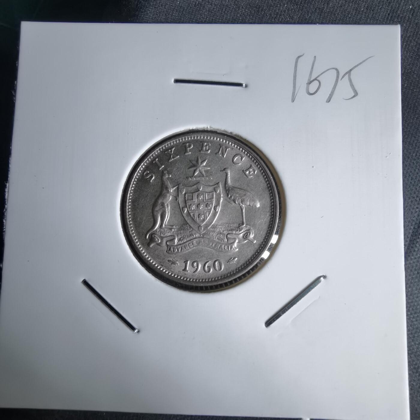 沼泽如烟--第1016场 澳大利亚1960年6便士银币