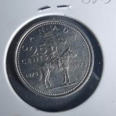 沼泽如烟--第1015场 - 加拿大1973年25分纪念币