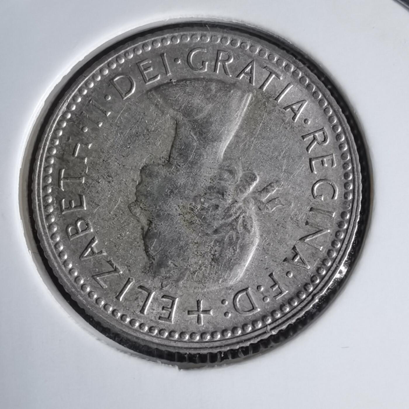 沼泽如烟--第1016场 澳大利亚1960年6便士银币