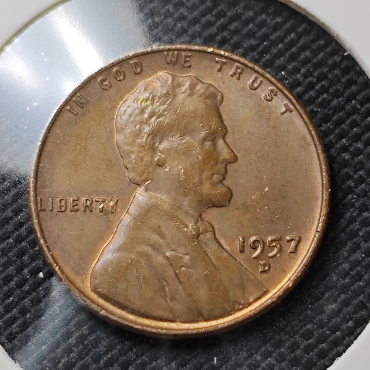 KK钱币收藏小铺   第404期 2月预留时间 周末发货  1959美国麦穗一分铜币