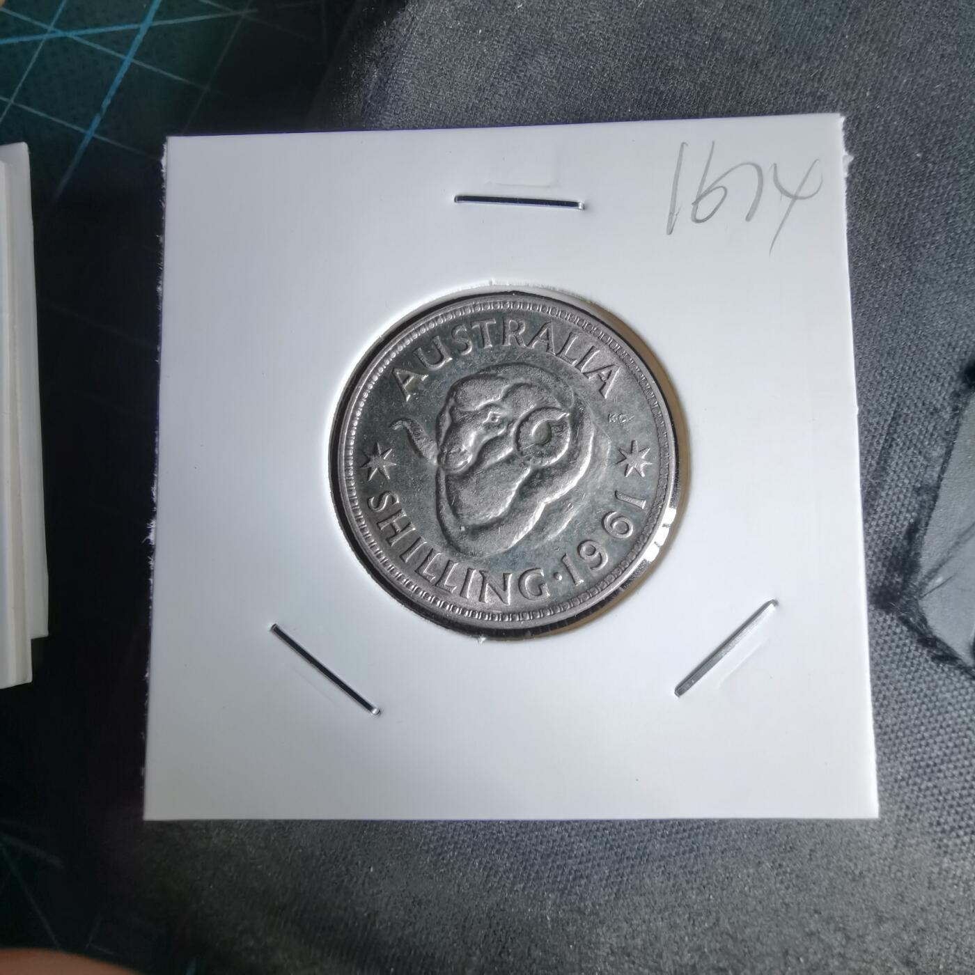 沼泽如烟--第1016场 澳大利亚1961年1先令银币
