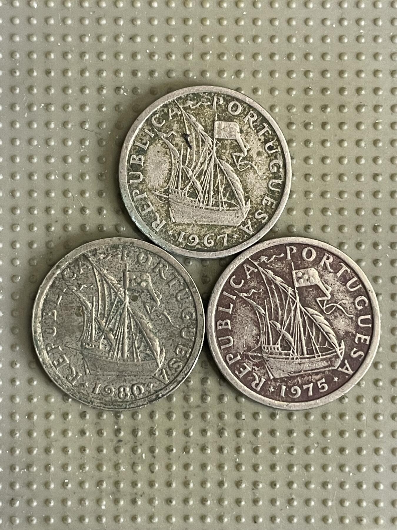 2026年第30场各国散币拍卖（总第180场） 葡萄牙2.5埃斯库多3枚