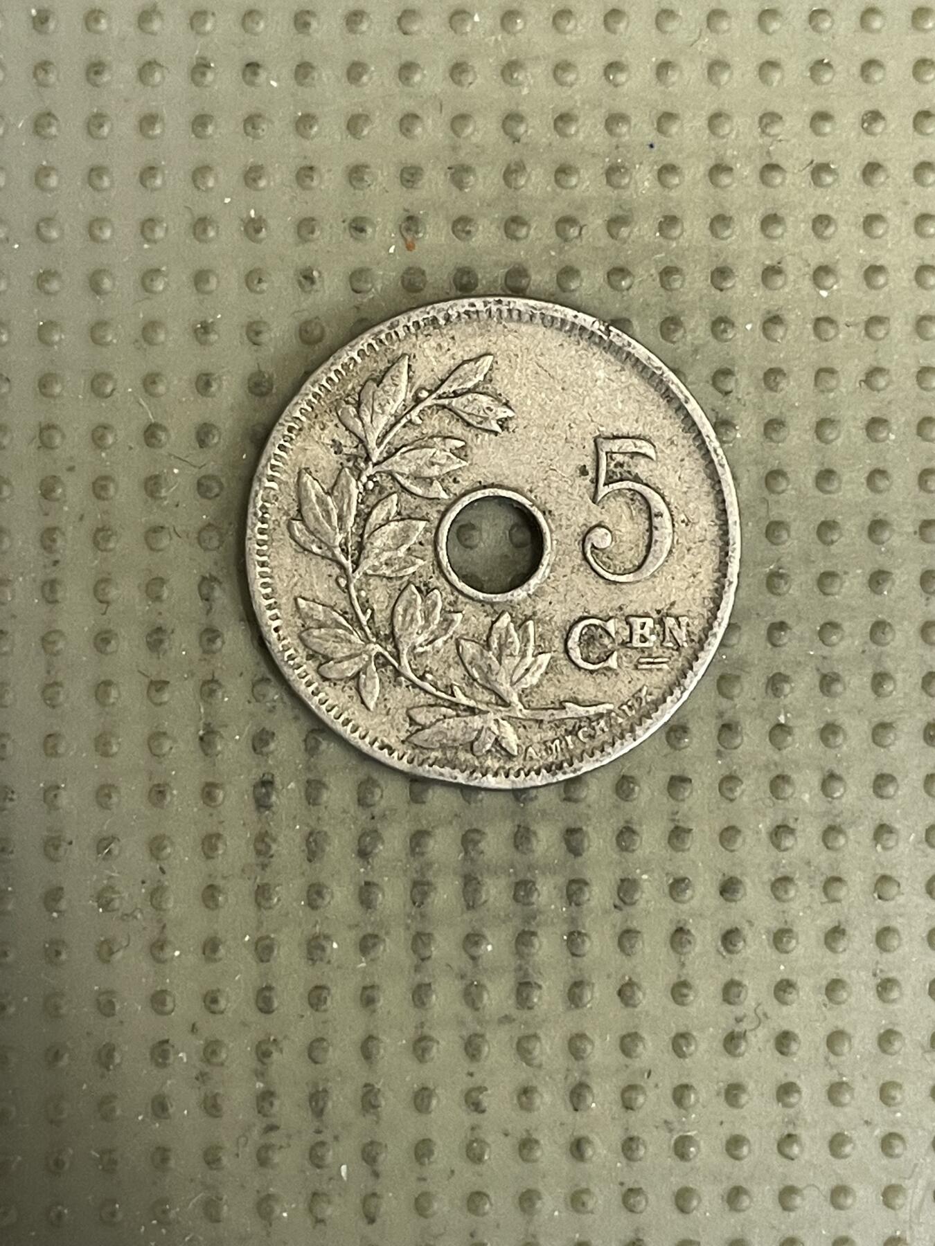 2026年第30场各国散币拍卖（总第180场） 比利时1910年5分