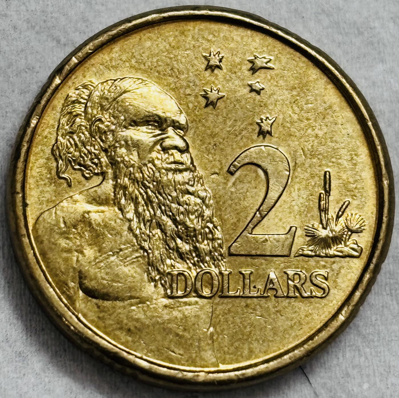 文馨钱币收藏第 296 场，长期接代拍业务 原光品相 2025 年澳大利亚 2 元，查尔斯头像少见