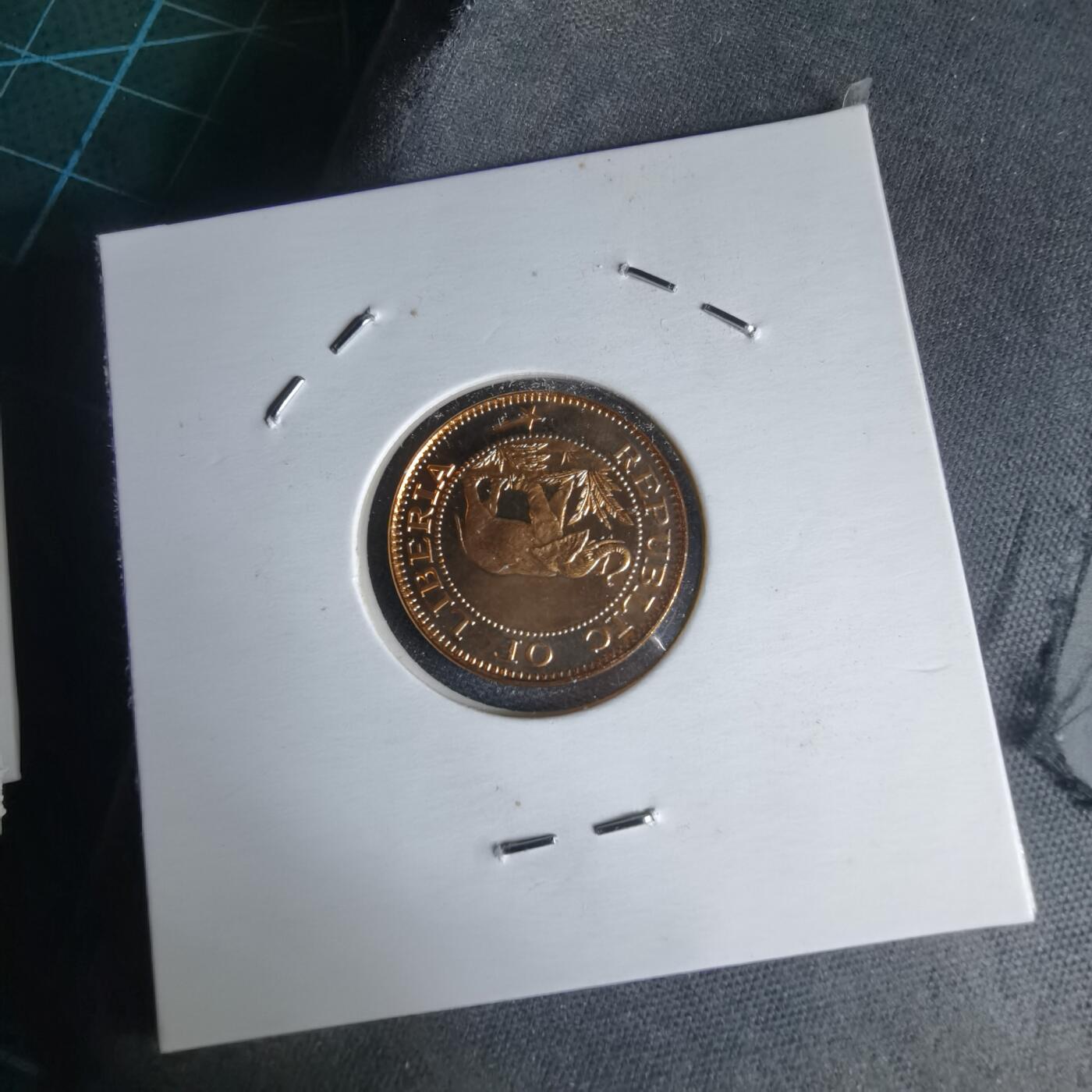 沼泽如烟--第1016场 利比里亚1978年1分精制币