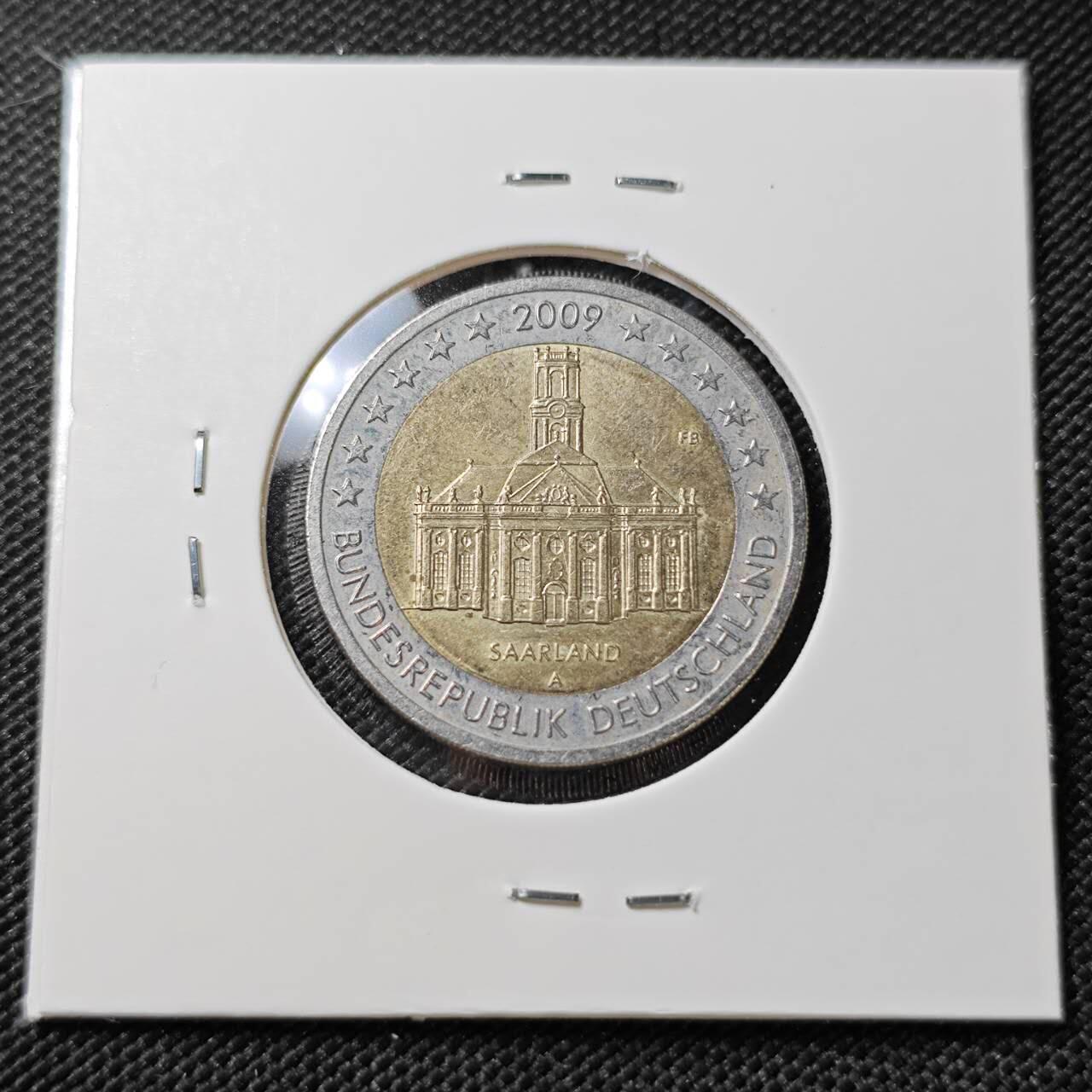 KK钱币收藏小铺   第404期 2月预留时间 周末发货  2009德国2欧