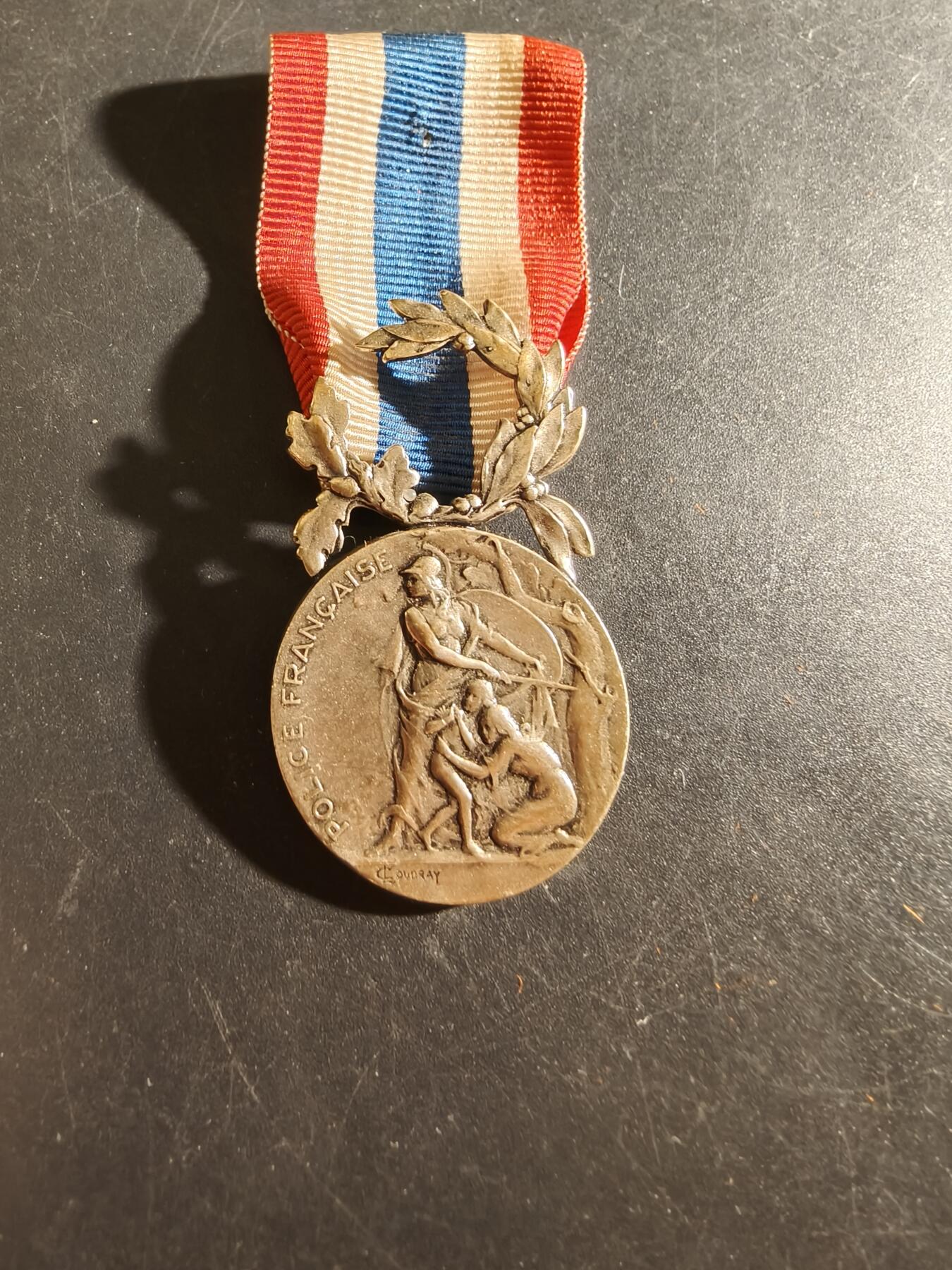 老王徽章第186期 法国银级内务部服务奖章