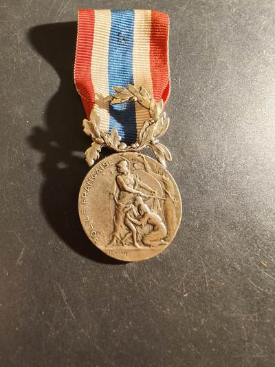 老王徽章第186期 - 法国银级内务部服务奖章