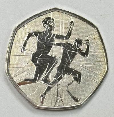 S&S Numismatic世界钱币-拍卖 第122期  - 英国2024年 巴黎奥运会和残奥会英国代表队 50便士纪念币 BU