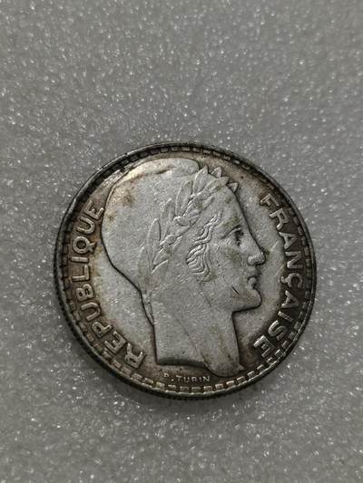 天下钱庄专场欢迎参拍 - 法国自由女神20法郎银币