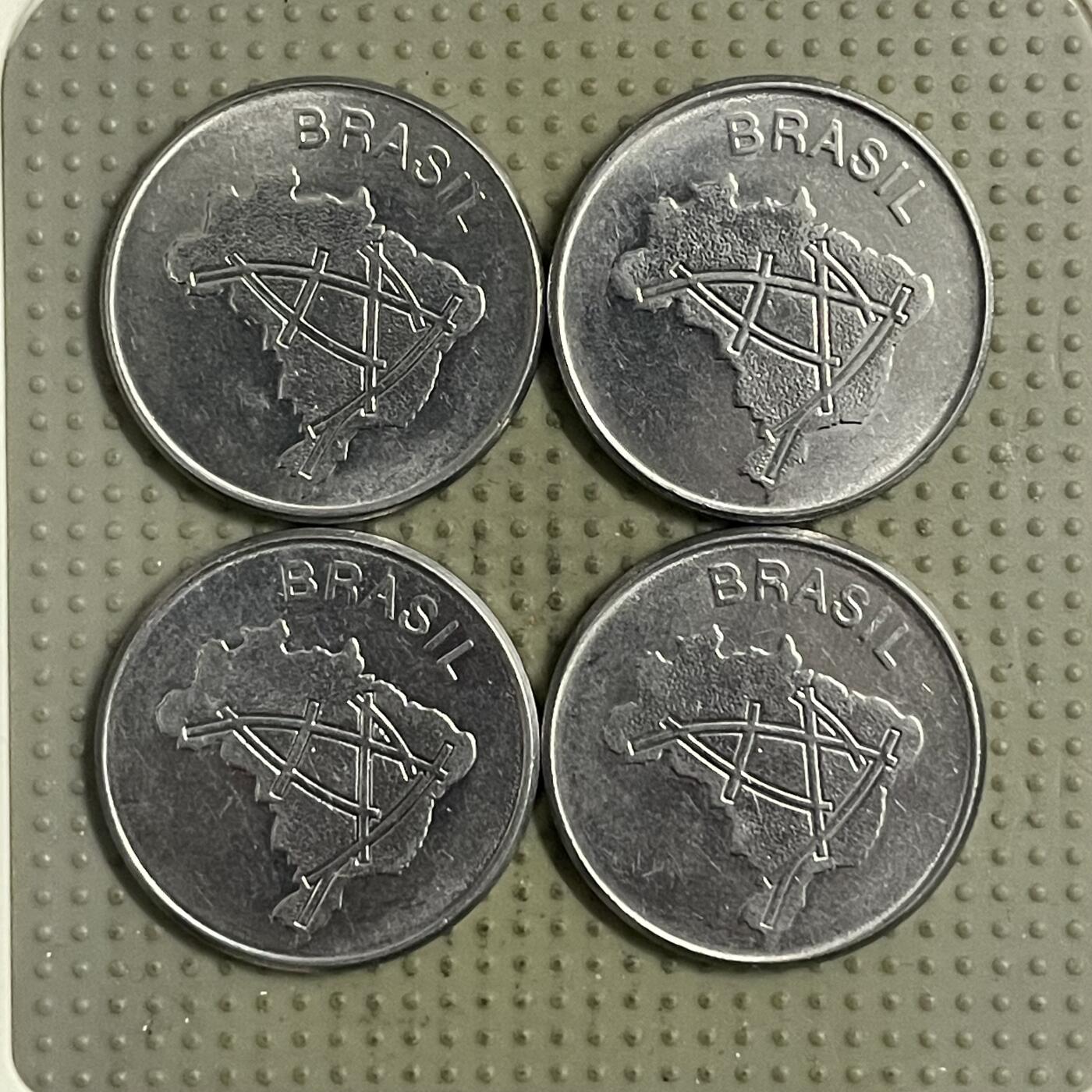 2026年第32场各国散币拍卖（总第182场） 巴西10克鲁泽4枚