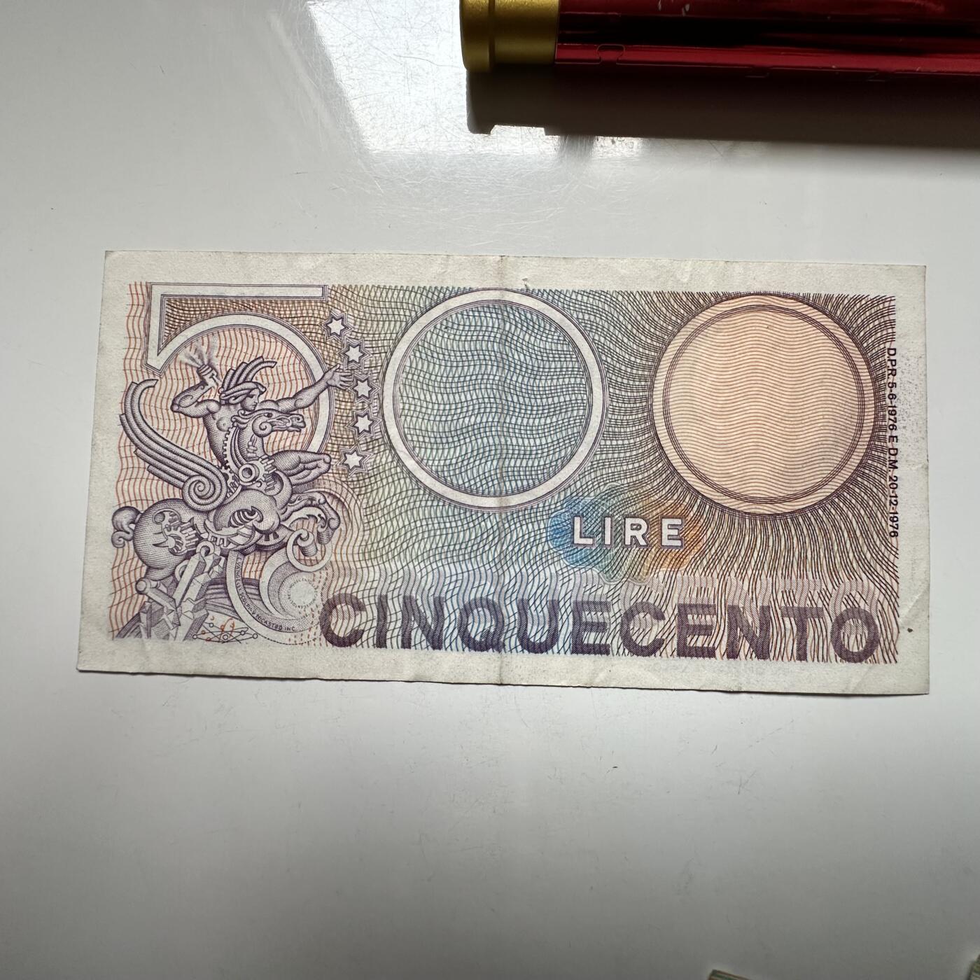 🌹外币初藏🌹🐯2026年第27场   每周二四六晚8️⃣点 接代拍 意大利1976年 500里拉