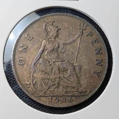 KK钱币收藏小铺   第404期 2月预留时间 周末发货 -  1936英国1便士铜币