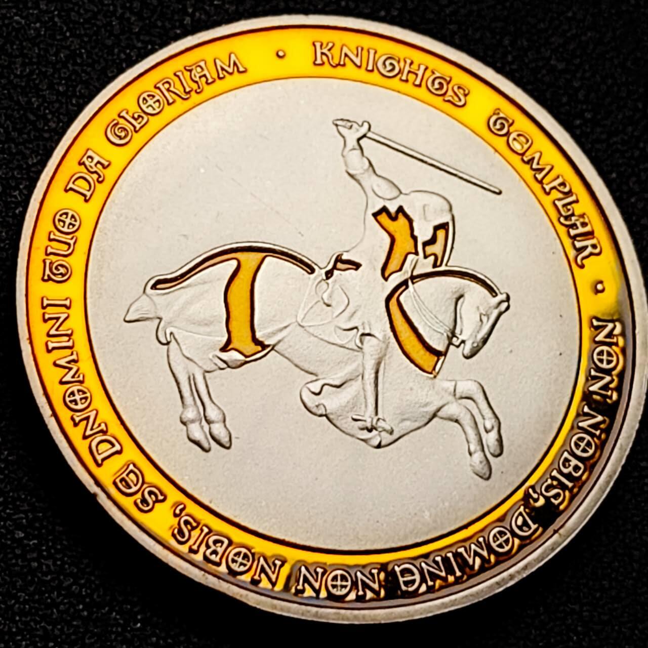 泉币菌-第206场-拍品多 请提前出价 纪念章 马剑骑士纪念 40×3mm