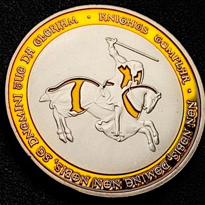 泉币菌-第206场-拍品多 请提前出价 - 纪念章 马剑骑士纪念 40×3mm